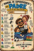 Placa personalizada "El Padre" 2